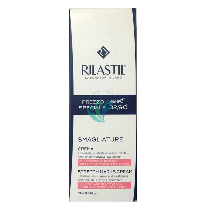 Rilastil Linea Corpo Smagliature Crema Elasticizzante Pelli Sensibili 200 ml