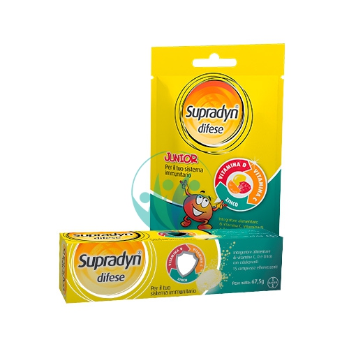 Supradyn Linea Vitamine e Minerali Difese Integratore 15 Compresse Effervescenti