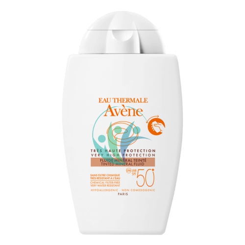 Avene Linea Solare Pelli Intolleranti SPF50+ Fluido Minerale Colorato 40 ml