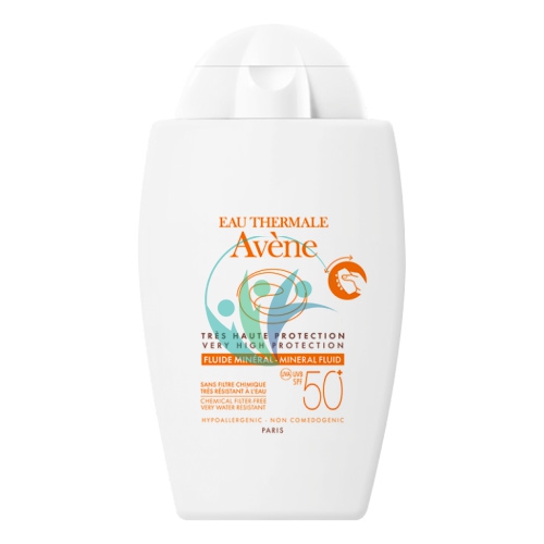 Avene Linea Solare Pelli Intolleranti SPF50+ Fluido Minerale Filtri Fisici 50 ml