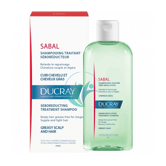 Ducray Linea Capelli Grassi Sabal Shampoo Riequilibrante Normalizzante 200 ml