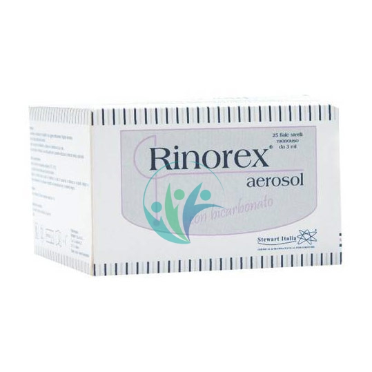 Stewart Italia Linea Dispositivi Medici Rinorex Aerosol con Bicarbonato 25 Fiale