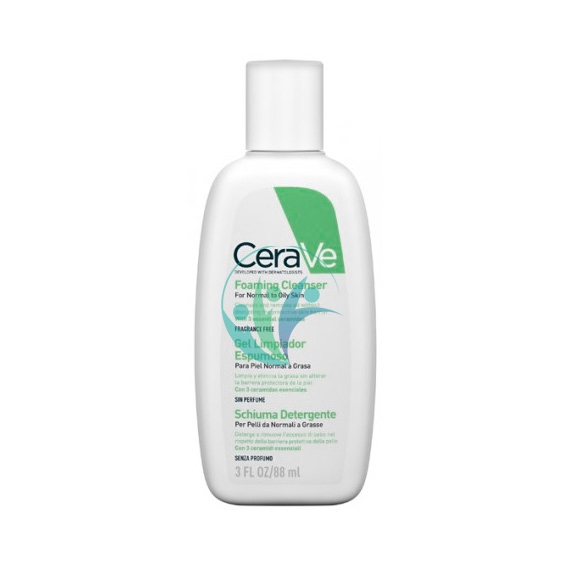 CeraVe Linea Detersione Viso Foaming Cleanser Schiuma Detergente 88 ml