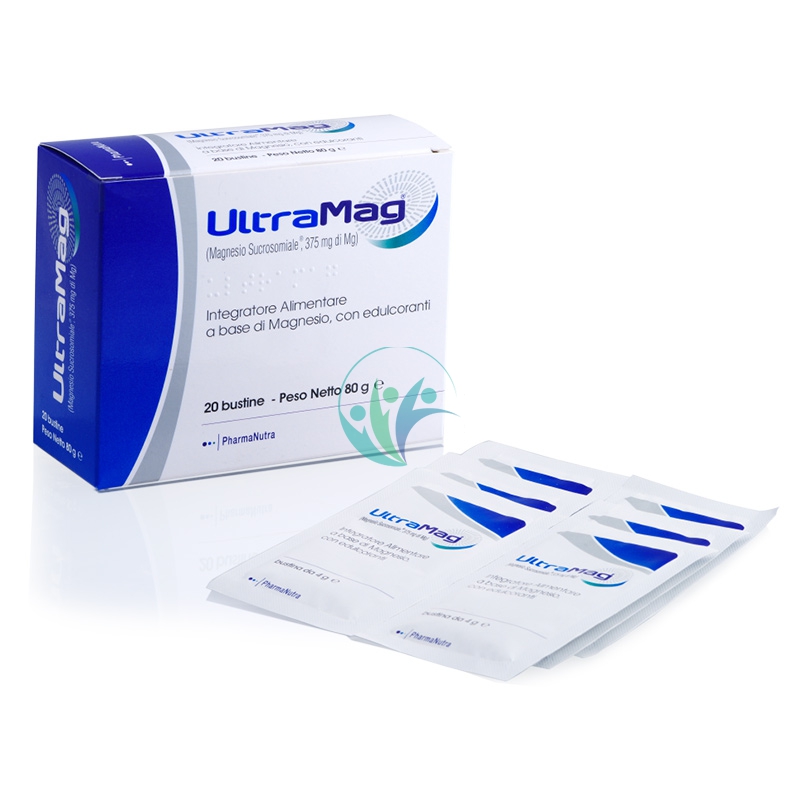 Pharmanutra Linea Vitamine Minerali UltraMag Magnesio Sucrosomiale 20 Buste