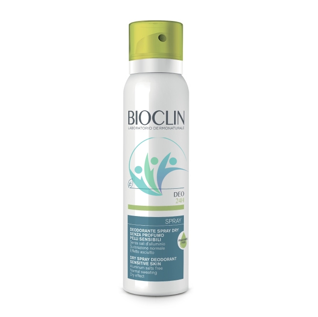 Bioclin Linea Deo 24h Spray Dry Deodorante Delicato No Profumo Pelli Sensibili