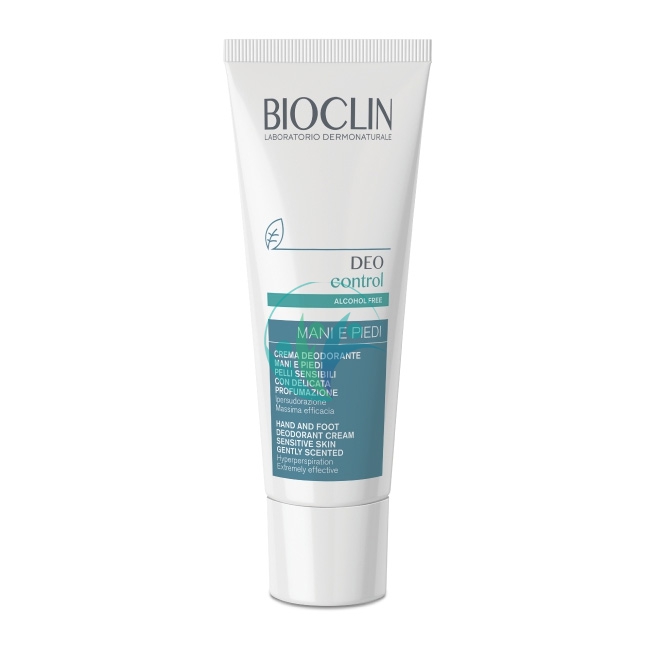 Bioclin Linea Deo Control Crema Deodorante Ipersudorazione Mani e Piedi 30 ml