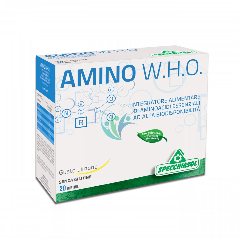 Specchiasol Linea Sportivi Amino W.H.O. Integratore Alimentare 20 Buste