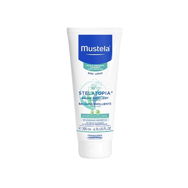 Mustela Linea Stelatopia Atopia Balsamo Emolliente Delicato Viso Corpo 200 ml