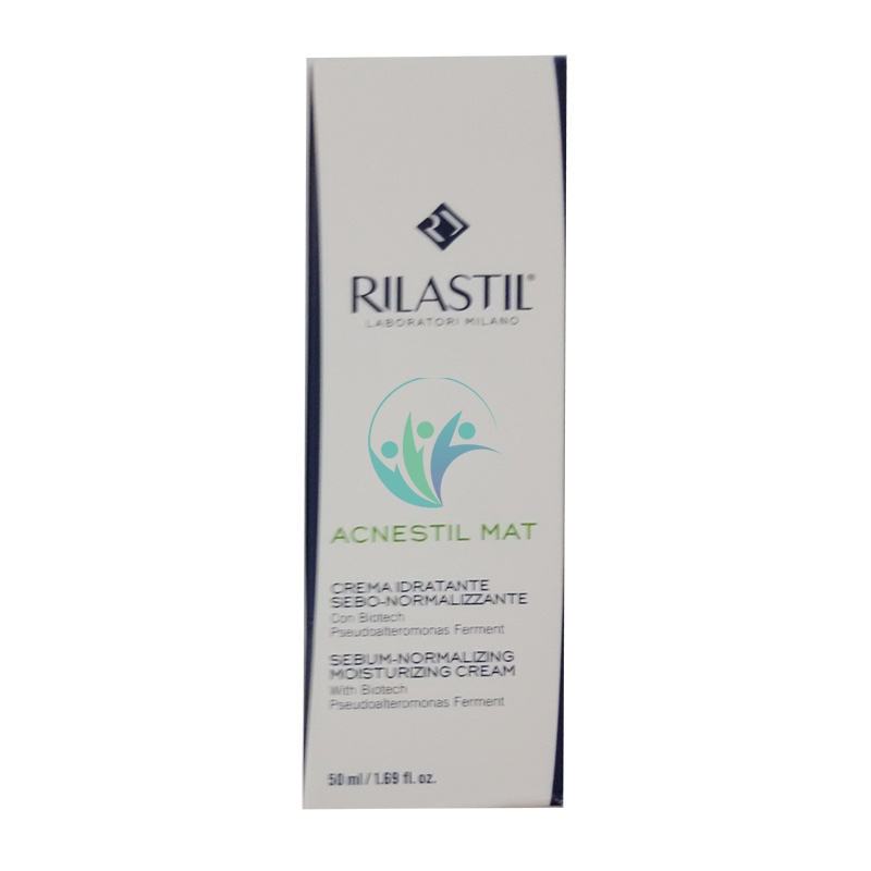 Rilastil Linea Acnestil Mat Crema Idratante Pelli Acneiche Sensibili 50 ml
