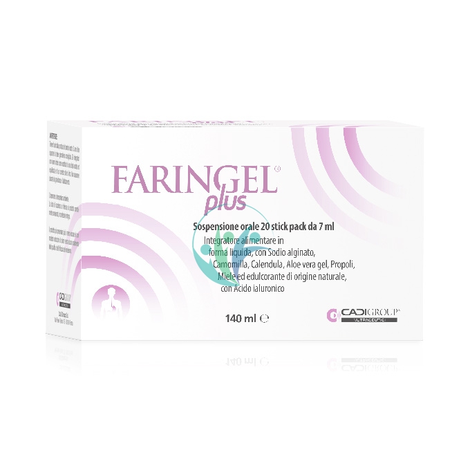 Ca.Di.Group Linea Stomaco Sano Faringel Plus Integratore Alimentare 20 Stick