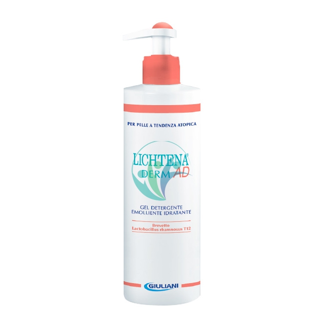 Lichtena Linea Derm AD Gel Detergente Emolliente Idratante Pelli Atopiche 400 ml