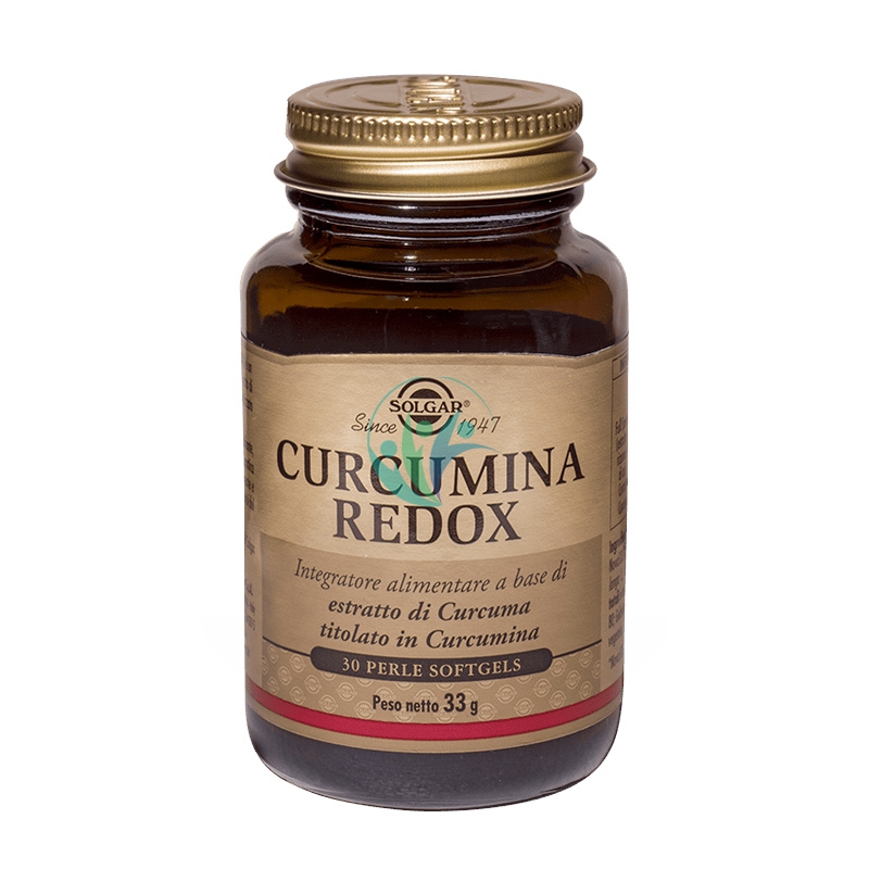 Solgar Linea Mente Sana e Tonica Curcumina Redox Integratore Alimentare 30 Perle