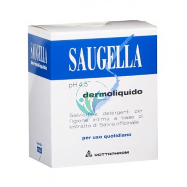 Saugella Linea Classica Blu Detergente Intimo Delicato 10 Salviettine Morbide