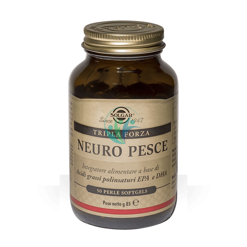 Solgar Linea Benessere ed Energia Neuro Pesce Integratore 50 Perle Softgel
