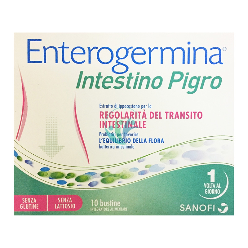 Sanofi Aventis Linea Intestino Enterogermina Intestino Pigro Integratore 10Buste