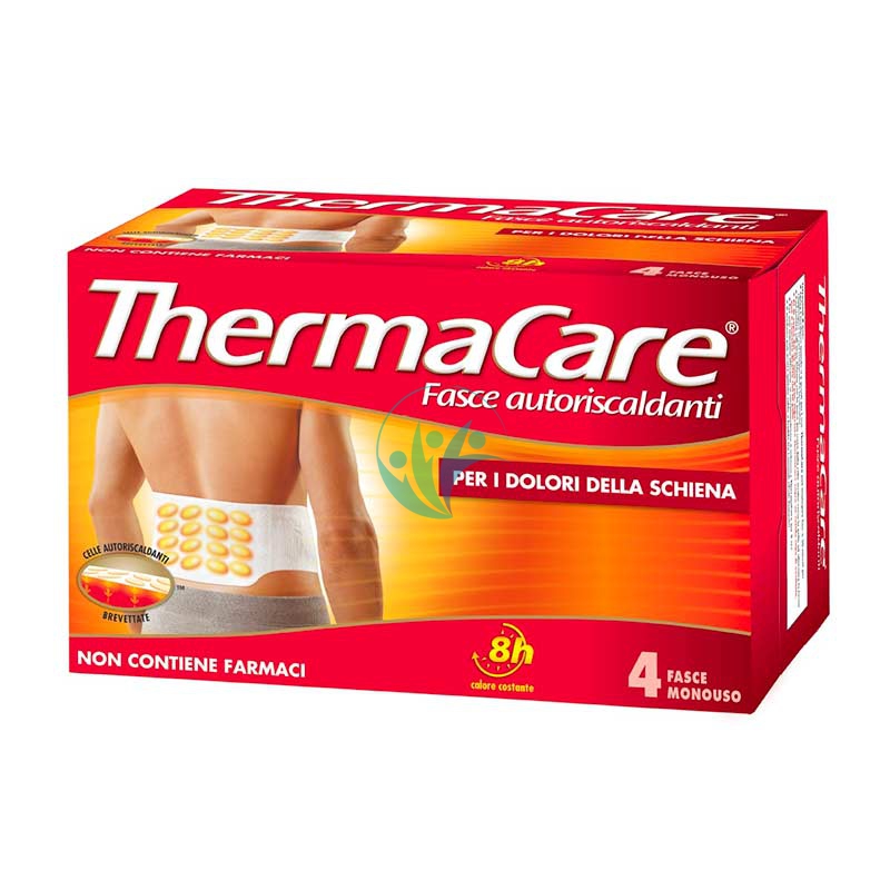 Thermacare Linea Salute e Benessere Dolore Schiena 4 Fasce Autoriscaldanti
