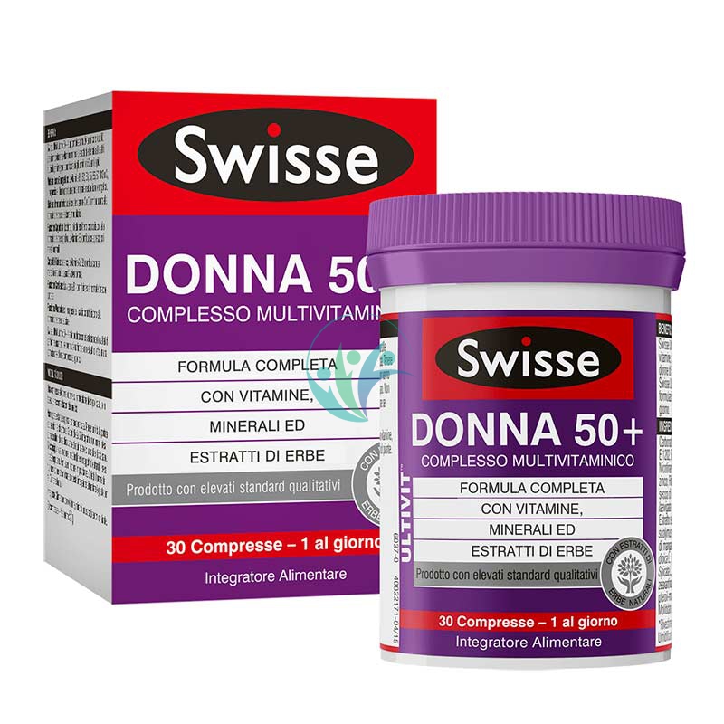 Swisse Linea Vitamine Minerali Multivitaminico Donna50+ Integratore 30 compresse