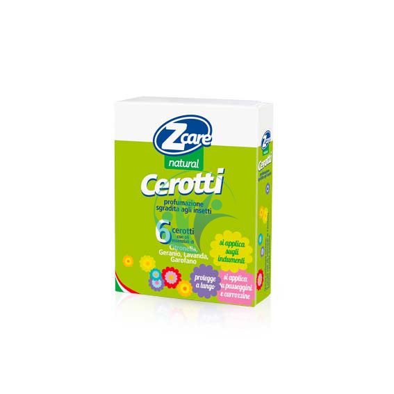 IBSA Linea Insettorepellente ZCare Natural 6 Cerotti con Oli Essenziali