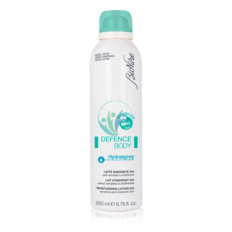 BioNike Linea Defence Body Latte Idratante Spray 24h Setoso e Profumato 200 ml