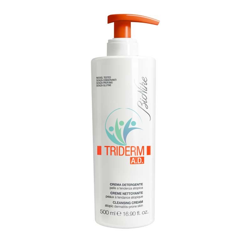 BioNike Linea Triderm Pelli Sensibili AD Crema Detergente Delicata Corpo 500 ml