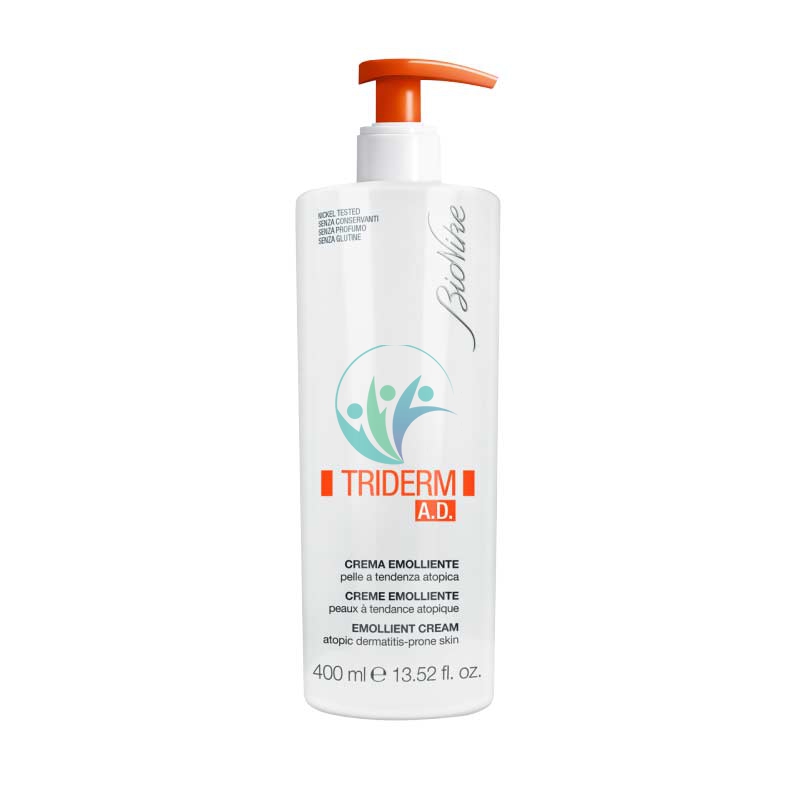 BioNike Linea Triderm Pelli Sensibili AD Crema Emolliente Idratante Corpo 400 ml
