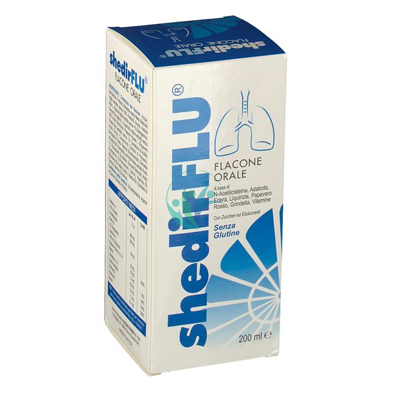 Shedir Pharma Linea Apparato Respiratorio Shedirflu Integratore Alimentare 200ml