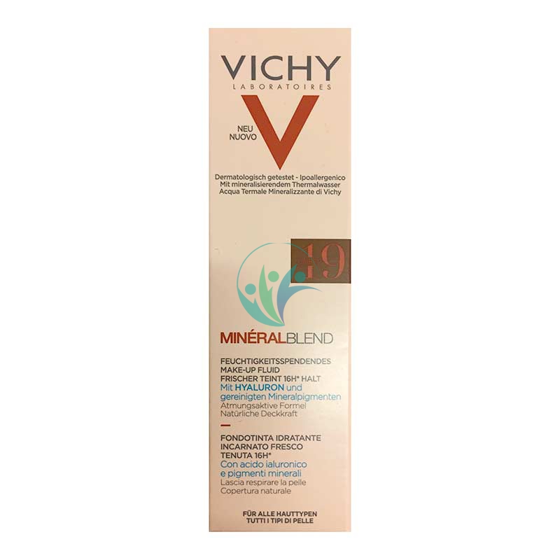 Vichy Make-up Linea Mineralblend Fondotinta Idratante Fluido 30 ml 19 Umber