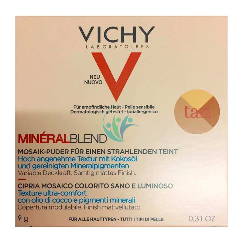 Vichy Make-up Linea Mineralblend Cipria Mosaico Idratante Uniformante 9 g Light