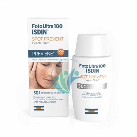 ISDIN Linea Solare FotoUltra 100+ Fusion Fluid Protezione Ultra Elevata 50 ml