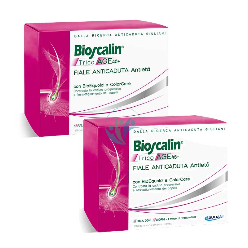 Bioscalin Linea Tricoage 45+ R-Plus BioEquolo Anticaduta Rinforzante 10+10 Fiale
