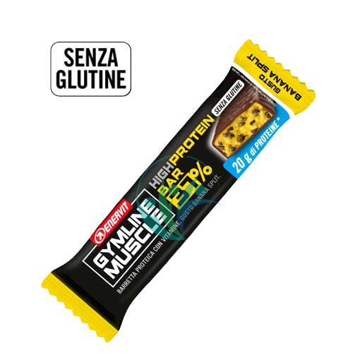 Enervit Sport Linea Gymline Muscle High Protein Bar Barretta Banana Split