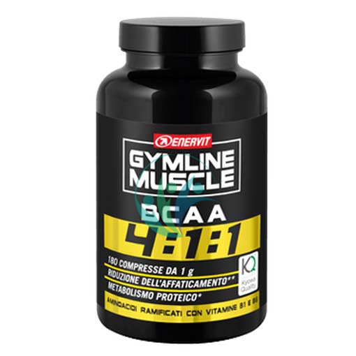 Enervit Sport Linea Gymline Muscle BCAA 4:1:1 Integratore 180 Compresse