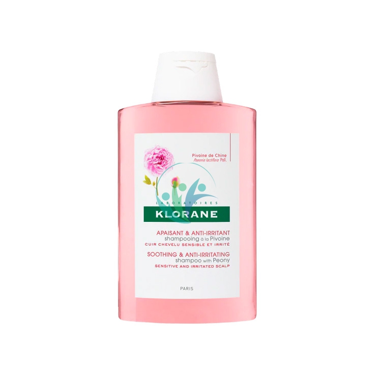 Klorane Capelli Linea Peonia Lenitiva Anti-Irritazioni Shampoo Delicato 400 ml