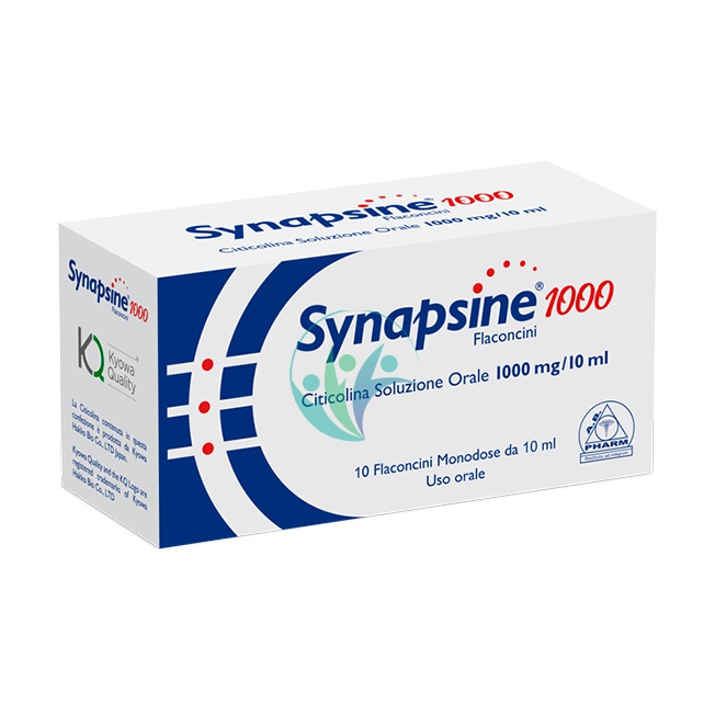 A.B. Pharm Linea Sistema Nervoso Synapsine 1000 Integratore 10 Flaconcini
