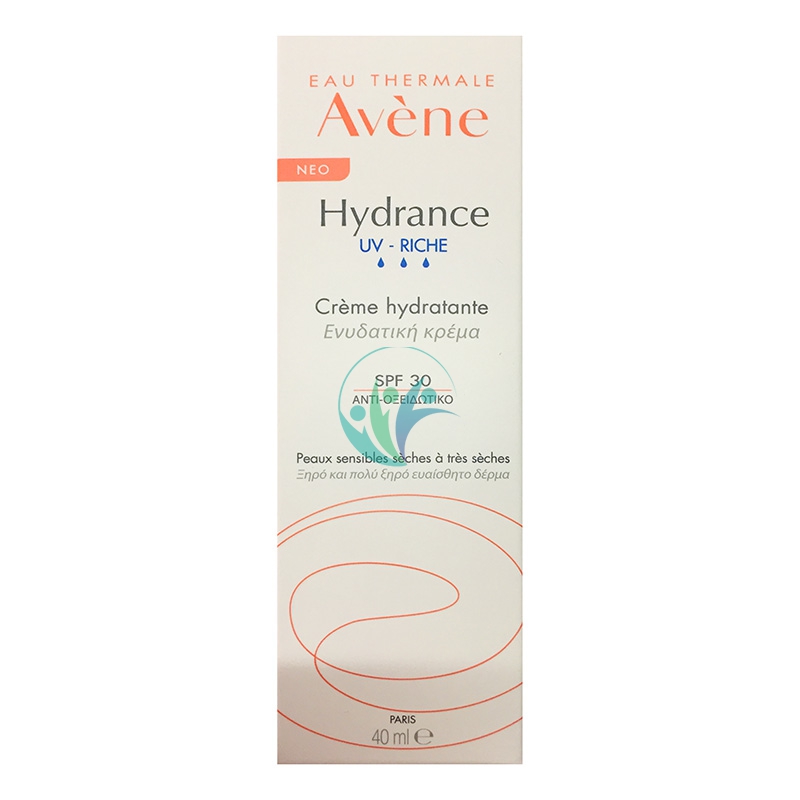 Avene Linea Hydrance UV Riche Crema Idratante Protettv Pelli Normali Secche 40ml