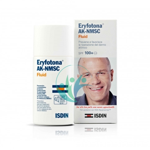 ISDIN Linea Solare SPF100+ Eryfotona AK-NMSC Fluid Fluido Viso e Corpo 50 ml