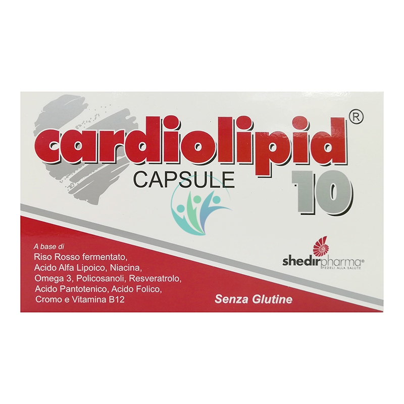 Shedir Pharma Linea Colesterolo Cardiolipid 10 Integratore Alimentare 30 Capsule