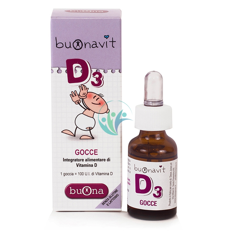 Steve Jones Linea Vitamine Minerali BuonaVit D3 Integratore Gocce 12 ml