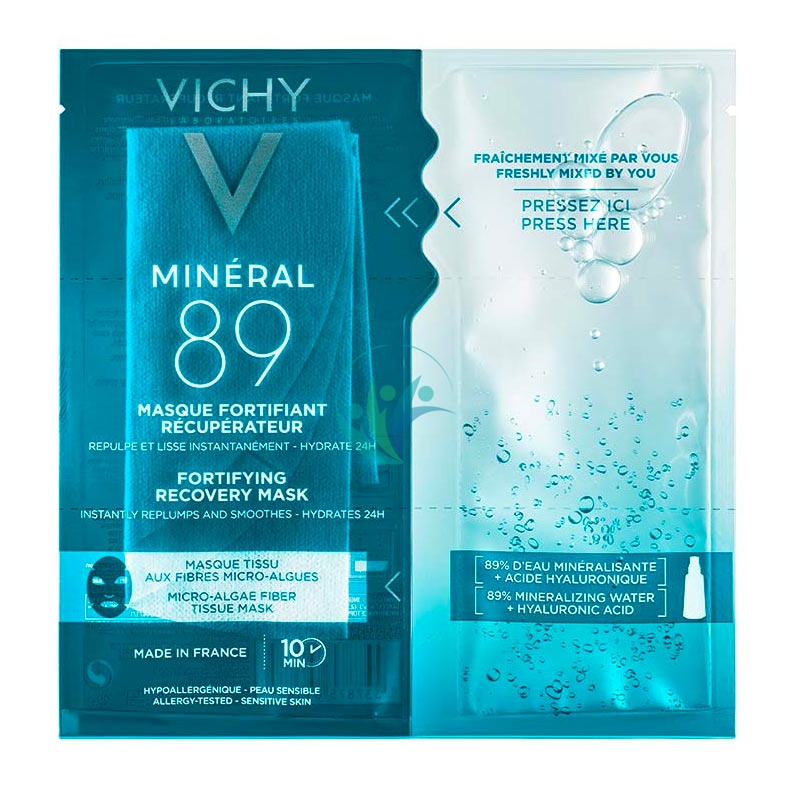 Vichy Linea Mineral 89 Tissue Maschera Rigenerante Protettiva Idratante 29 g