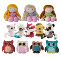 Warmies Linea Termica Peluche Scaldabili in Forno a Microonde Orso Marrone