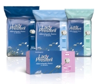 Lady Presteril Linea Pocket Assorbente Puro Cotone 10 Assorbenti Notte con Ali